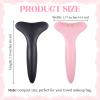 2PCS Mascara Shield, Silicone Mascara Applicator Guard, Mascaras Guard for Eyelashes, Reusable Eyeliner Stencils, Multifunctional Eyeshadow Applicator Guide Tool for Beginners and Makeup Masters view 2