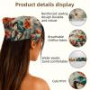 RODAILYCAY 4 Pieces Hair Scarf Headband, Funny Cartoon Frogs with Lotus Flower Chiffon Triangle Head Scarf, Non Slip Hair Bandanas Kerchief view 3