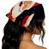 RODAILYCAY 4 Pieces Hair Scarfs Headband, Triangle Head Scarves, Merry Christmas Snowman Non Slip Hairband Bandanas, Head Kerchief for Women Girls view 2