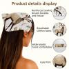 RODAILYCAY 4 Pieces Hair Scarfs Headband, Triangle Head Scarves, Merry Christmas Snowman Non Slip Hairband Bandanas, Head Kerchief for Women Girls view 3