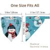 RODAILYCAY 4 Pieces Hair Scarfs Headband, Triangle Head Scarves, Merry Christmas Snowman Non Slip Hairband Bandanas, Head Kerchief for Women Girls view 4