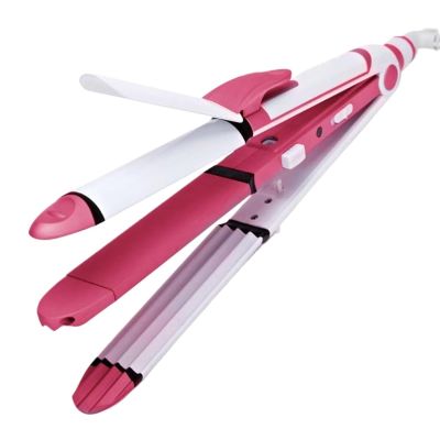 Hair Straighteners Wave Corn Flat Iron Hair Electric Hair Curler Corrugation Plate Clip Comb Straightener Hair Styling Tool(AU)