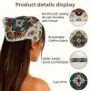 RODAILYCAY 4 PCS Hair Scarfs, Elastic Hair Scarf Headband, Retro Abstract Ethnic Pattern Triangle Kerchief, Head Hairband Bandanas view 3