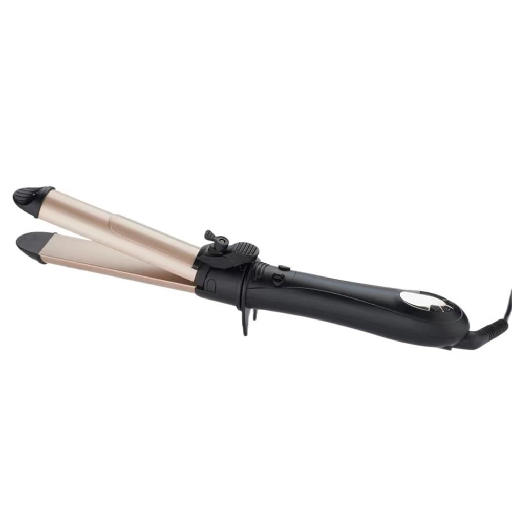 Automatic Rotation Hair Curler Straight Coil Two-in-One Straight Hair boardstick Electric Lazy Curling Perm Digital Display(Product 1,AU)