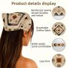 RODAILYCAY Art Retro Ethnic Pattern 4 PCS Hair Scarfs, Elastic Hair Scarf Headband, Triangle Kerchief, Head Hairband Bandanas view 3