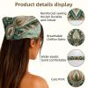 RODAILYCAY 4 PCS Triangle Head Scarf, Chiffon Hair Kerchief, Abstract Ethnic Pattern Elastic Hair Scarf Bandanas for Women Girls view 3