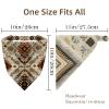 RODAILYCAY 4 PCS Triangle Head Scarf, Chiffon Hair Kerchief, Abstract Ethnic Pattern Elastic Hair Scarf Bandanas for Women Girls view 4