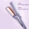 32MM Electric Curling Iron Curling Tool Egg Roll Lasting Styling French Styling Deep Wave Hair Curler 4 Temperature Adjustable(Purple,UK) view 2