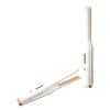 Flat Iron Mini Hair Straightener Hair Curler Fast Heating Beard Straightening Iron Small Flat Iron for Short Hair Straightener(White,UK) view 2