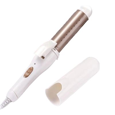 Hair Curlers Waves Electric Professional Ceramic Hair Curler Curling Iron Roller Curls Wand Waver Styling Tools(Product 2-Golden,EU)