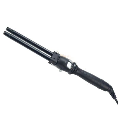 13mm Two-barreled Curling Iron Electric Hair Curler for Women Professional Ceramic Curling Iron Adjustable Temperature Hair STYL(AU)