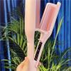 32mm Egg Roller U-Shaped Electric Curling Iron French Styling Deep Waver Water WaveCurling Iron for Women Female Curling Tool(Pink,UK) view 4