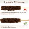 Hetto Thick Deep Wavy Clip in Hair Extensions Curly Hair Extensions Human Hair Dark Raddish Brown Water Wavy Extension for Women 22inch 120g 7pcs view 2