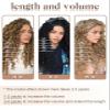 Hetto Thick Deep Wavy Clip in Hair Extensions Curly Hair Extensions Human Hair Dark Raddish Brown Water Wavy Extension for Women 22inch 120g 7pcs view 4