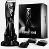 Lijecozy Body Hair Trimmer for Men - Pubic Hair Trimmer for Man - Waterproof Wet/Dry Groomer kit for Groin - Electric Ball Shaver with Display & Light 1124 DY view 1
