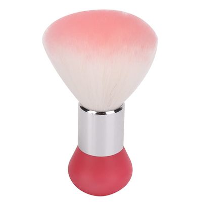 Broken Hair Sweep Brush Professional Hairdressing Broken Hair Cleaning Brush For Barber Shop And Salon Pink Gray Nylon ABS Material (Pink)