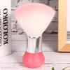 Broken Hair Sweep Brush Professional Hairdressing Broken Hair Cleaning Brush For Barber Shop And Salon Pink Gray Nylon ABS Material (Pink) view 4