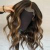 GVGFSTS 100% Raw Human Hair Wigs Honey Blonde Highlights Brunette Wig 13x6 Lace Frontal Human Hair Glueless Wigs 200% Density (13x6 Lace front Wig, 20 Inch) view 1
