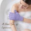 4 Pairs Exfoliating Gloves for Shower, Shower Gloves, Body Scrubber, Korean Exfoliating Mitt Body Scrubber, Microfiber Bath Gloves, Exfoliate Sponge Loofah Wash, Shower Scrubber view 2