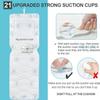 aKpJhgD Full Body Bath Pillow Mat & Cushion - 13 Suction Cups - Spa Relaxation with Thick Padding, Headrest, Neck, and Shoulder Support - Ideal for Bathtub Soaking view 4