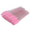 Disposable Eyelash Brush Set, 50PCS Nylon Spiral Mascara Wands, for Professional Makeup Artists Travelers (Pink) view 1