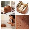 TIFDHIS Custom Makeup Bag with Name Personalized Text Cosmetic Bags Travel Toiletry Case Customized Wedding Birthday gift view 4
