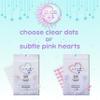 Jelli Patch Cute Heart Pimple Patches For Face - Acne Skincare Sticker - Hydrocolloid Heart Shape Acne Stickers - Absorbing Day Or Night Zit Spot Treatment - Unscented - 36 Count - For Blemish Areas view 4