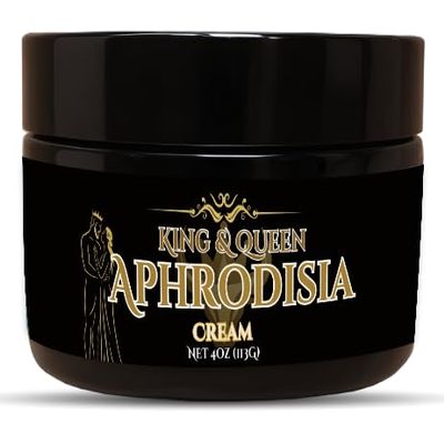 Aphrodis Cream Mood & Desire Support | Maca Tongkat Ali Fenugreek Fadogia Vitamin D3 | Herbal Intimacy Cream 4 oz King & Queen Wellness