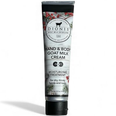 Dionis Goat Milk Hand and Body Cream, Berry Spice Scent