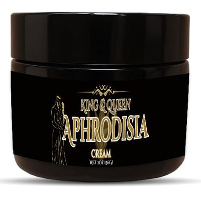 Aphrodis Cream  Mood & Desire Support | Maca  Tongkat Ali  Fenugreek  Fadogia  Vitamin D3 | Herbal Intimacy Cream 2 oz  King & Queen Wellness