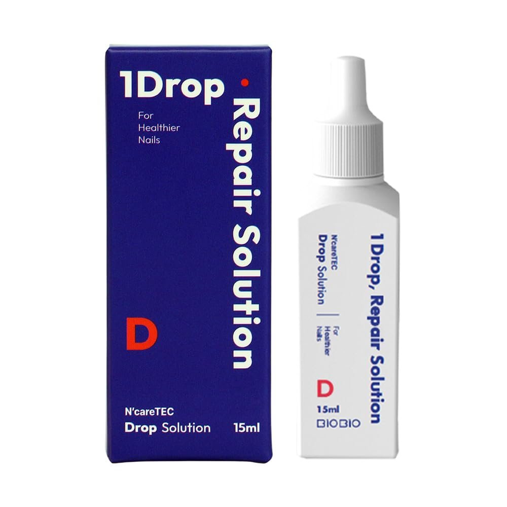 NcareTEC Drop SolutionD Nail & Toenail Care Serum for Thick or Brittle Nails, Hydrating Cuticle Conditioning Drops to Soothe, Support Nail Appearance, and Promote Healthy-Looking Nail Growth