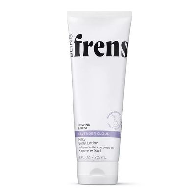 Being Frenshe Lavender Cloud BODY LOTION | Milky Hydrating Lotion for Dry Skin with Coconut Oil | 8 fl oz, 235 mL