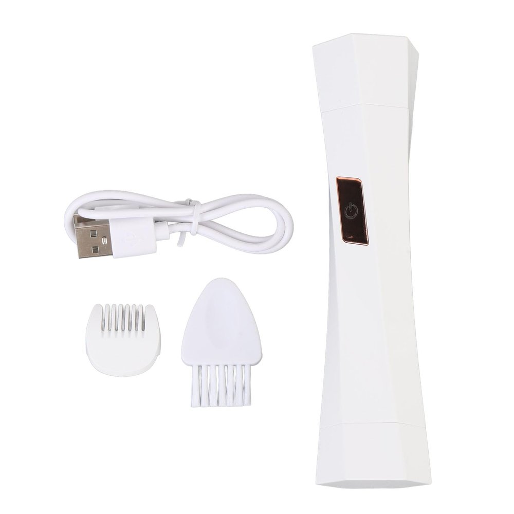 Gucagle Dual Head Hair Trimmer Electric Hair Removal Device 2 in 1 IPX7 Water Ceramic Cutter Head for Women Underarms Legs Beard Body Trimming ABS Material 5.91 Inch