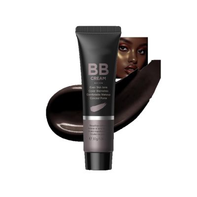 AKARY Hydrating BB Cream, Brighten Skin Tone & Cover Blemishes & Pores, Full-Coverage Foundation&Concealer, Tinted Moisturizer,Buildable Coverage with Natural Lightweight Matte Finish,Vegan,480 Coffee