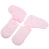 Paraffin Wax Gloves Set Insulated Hand Care Whitening Mittens SPA Treatment Foot Covers Soft Polyester Terry Cloth Pink 28x15cm 30x21x16cm Professional Salons Home Use view 4