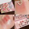 Begonia 12-Shade Eyeshadow Palette, Pink-Brown Earth Tones, Matte and Shimmer Finish, Oil Painting Theme with Brush (Begonia Oil Painting Collection 12-Color Eyeshadow Palette) view 3