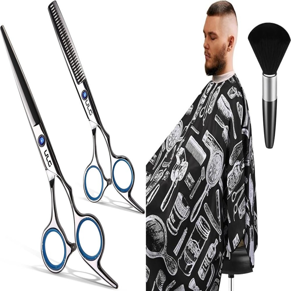 ULG Hair Cutting Scissors & Premium Cape