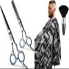 ULG Hair Cutting Scissors & Premium Cape view 1
