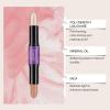 2 in 1 Cream Contour and Highlighter Stick Duo for Natural Glow, Face Shaping, Brightening and Bronzing Makeup2pcs) view 3