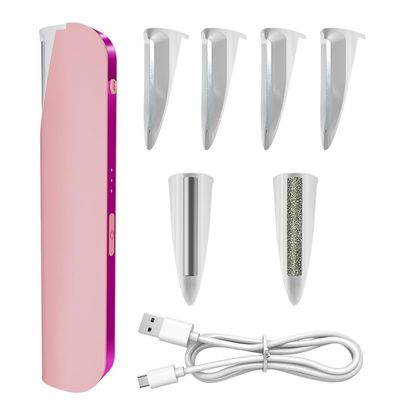 Dermaplane razor for women face-Hair Removal & Exfoliation 2-in-1 Device Rechargeable Hair Remover with 6 Replacement Blades,Sonic Dermaplaning Tool for Face