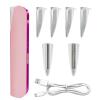 Dermaplane razor for women face-Hair Removal & Exfoliation 2-in-1 Device Rechargeable Hair Remover with 6 Replacement Blades,Sonic Dermaplaning Tool for Face view 1