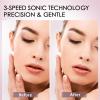 Dermaplane razor for women face-Hair Removal & Exfoliation 2-in-1 Device Rechargeable Hair Remover with 6 Replacement Blades,Sonic Dermaplaning Tool for Face view 2