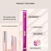 Dermaplane razor for women face-Hair Removal & Exfoliation 2-in-1 Device Rechargeable Hair Remover with 6 Replacement Blades,Sonic Dermaplaning Tool for Face view 3
