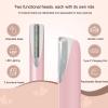 Dermaplane razor for women face-Hair Removal & Exfoliation 2-in-1 Device Rechargeable Hair Remover with 6 Replacement Blades,Sonic Dermaplaning Tool for Face view 4