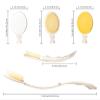 1pc Long Handle Shower Sponge Brush Body Scrubber 3-in-1 Body Wash Brush Bath view 3