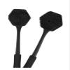 1pc Household Double Sided Thickened Bathing Brushes Extend Widen Brush Head Bath Sponge Scrubber(Gray) view 2