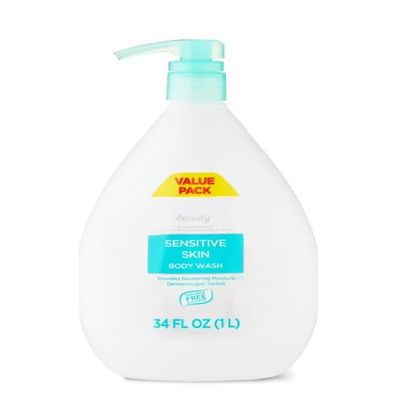 1pack Sensitive Skin Body Wash, 34 fl oz, Sensitive Skin Nourishing Body Wash,