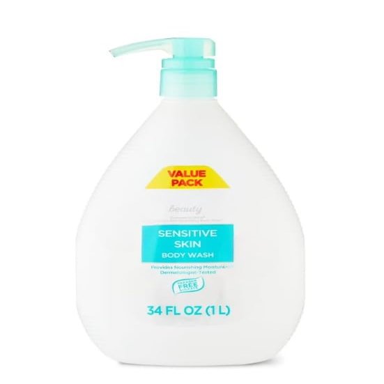 1pack Sensitive Skin Body Wash, 34 fl oz, Sensitive Skin Nourishing Body Wash,