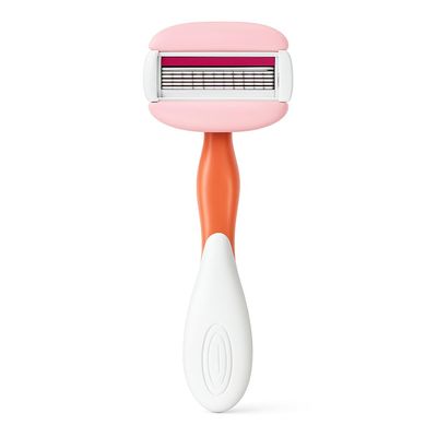 Womens 5-Blade Disposable Razor Set with Smooth-Glide Design and Moisture Bar, Pivoting Head for Comfortable Shaving, 2 Count, Lightweight Handle