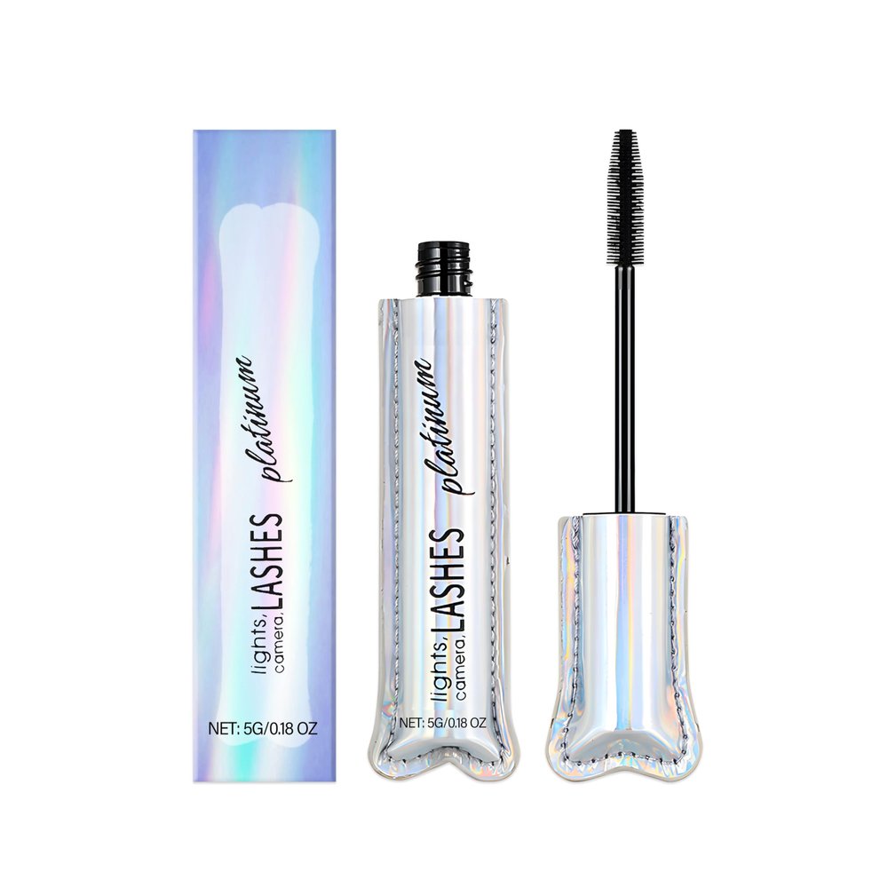Black Mascara - Gentle & Natural Long-Wearing, Volumizing & Curling, Smudge-Proof, Daily Eye Makeup, Lightweight & Portable